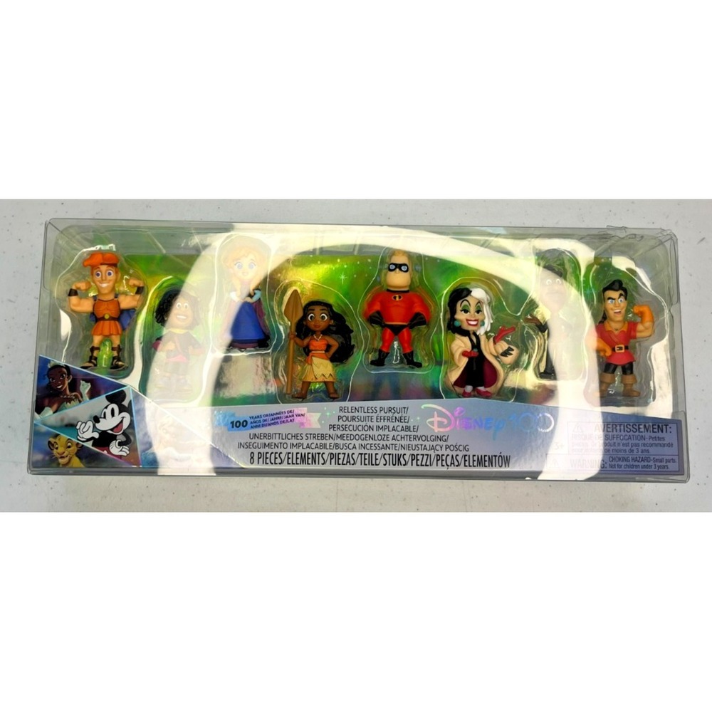 Disney100 Years of Relentless Pursuit, Limited Edition 8-Piece Figure Set